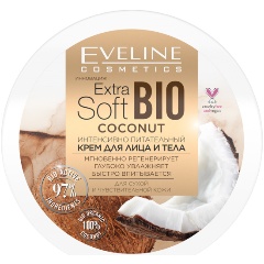 Изображение товара Крем для лица и тела EVELINE Extra Soft Bio Интенсивно питательный, 200 мл