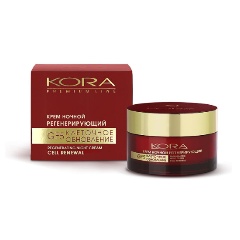 Изображение товара Крем для лица KORA Premium Line ночной регенерирующий GF5 клеточное обновление, 50 мл