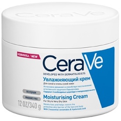 Изображение товара Крем для сухой и очень сухой кожи лица и тела CERAVE Увлажняющий, 340 гр