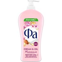 Изображение товара Крем-гель для душа FA Cream&Oil Магнолия, 750 мл