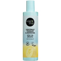 Изображение товара Крем-гель для душа ORGANIC SHOP Coconut Yogurt питательный 280 мл для женщин Россия