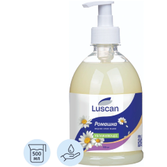 Изображение товара Жидкое крем-мыло LUSCAN Ромашка 500мл с дозатором (1014324КТ)