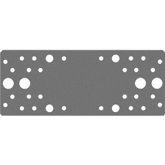 Изображение товара Крепежная пластина 200x80 x 2мм, КП-2.0 ЗУБР 310236-200-80