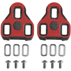 Изображение товара Крепление конт педалей EXUSTAR E-ARC11 красного цвета 7° для шоссейных велосипедов