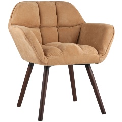 Изображение товара Кресло STOOL GROUP Брайан, замша, бежевый