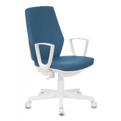 Изображение товара Кресло офисное Бюрократ CH-W545 синий 38-415 крестовина пластик пластик белый
