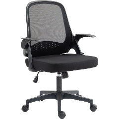 Изображение товара Кресло офисное Cactus CS-MC212-BK черный низк.спин. крестов. пластик