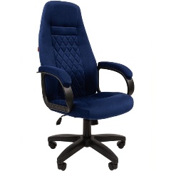 Изображение товара Кресло руководителя Chairman Home 951 Россия ткань Т-82 синий