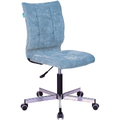 Изображение товара Кресло офисное Бюрократ CH-330M/LT-28 без подлокотников серый крестовина металл