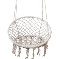 Изображение товара Кресло-гамак ZDK, подвесные качели, белый, с кисточками, hammock4