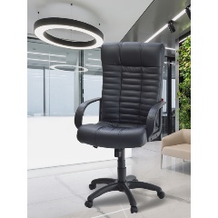 Изображение товара Кресло руководителя Фабрикант Атлант, эко кожа, черный