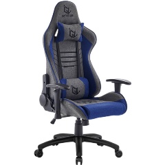 Изображение товара Геймерское кресло GAMELAB WARLOCK Breeze Gray с регулируемыми подлокотниками