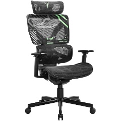 Изображение товара Геймерское кресло ZONE 51 FREELANCER K5 Черное Зеленое Максимальная нагрузка 150 кг
