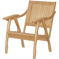 Изображение товара Кресло Мебелик Массив решетка бук