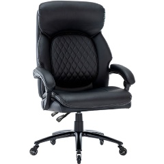 Изображение товара Кресло руководителя Chairman CH412 экокожа, черный