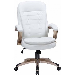 Изображение товара Эргономичное офисное кресло руководителя DOBRIN 106B-LMR белое