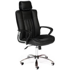 Кресло Tetchair OXFORD кож/зам, черный+черный, перфор. PU C36-6/36-6/06 Изображение 1 - купить в интернет магазине с доставкой, цены, описание, характеристики, отзывы