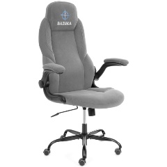 Изображение товара Кресло геймерское TetChair BAZUKA metalBL велюр, серый