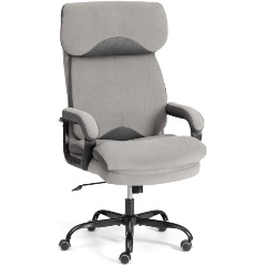 Изображение товара Кресло руководителя TetChair Duke metal BL велюр, серый
