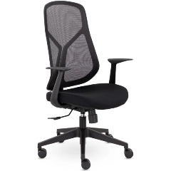 Изображение товара Кресло офисное UTFC Санда М-207 черный пластик (черный)