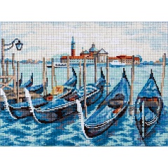 Изображение товара Алмазная мозаика ФРЕЯ ALPD-059 Гондолы 40 х 30 см