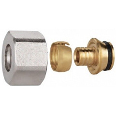 Изображение товара Соединитель обжимной коллекторный Kromwell 20x2 - 3/4" для металлополимерной трубы