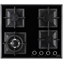 Изображение товара Газовая варочная панель Krona CALORE 60 BL с газ-контролем и электроподжиг, 60 см