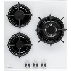Изображение товара Газовая варочная панель Krona FIERO 45 WH в белом цвете