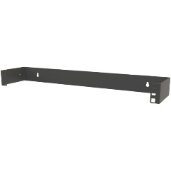 Изображение товара Настенный кронштейн Hyperline BW19-1U-110F-RAL9005 для 19" оборудования, высота 1U, глубина 110 мм, фиксированный, цвет черный (RAL 9005) (BW19-1U-110F-RAL9005)
