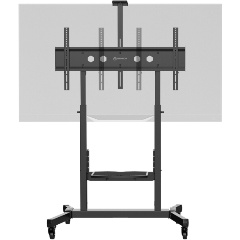 Изображение товара Мобильная стойка с кронштейном ONKRON TS1991, для LCD телевизора 50"-100", черный