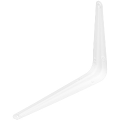 Изображение товара Кронштейн угловой с ребром, 150х200 мм, белый, СИБРТЕХ, 93952