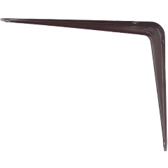 Изображение товара Кронштейн угловой с ребром, 250 х 300 мм, коричневый, СИБРТЕХ, 94027