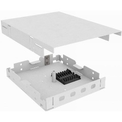 Изображение товара Кросс оптический TopLAN, настенный, 4 FC/ST адаптера (КРНМ-Top-04FC/ST-GY)
