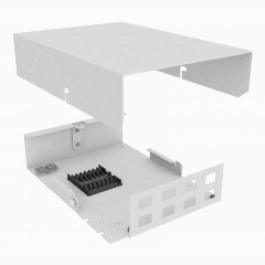 Изображение товара Кросс оптический TopLAN, настенный, 8 SC/DLC адаптеров, TopLAN (КРНМ-Top-08SC/DLC-GY)