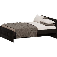 Изображение товара Кровать ГУД ЛАКК 2.02.04.190.5 СИРИУС двойная 140х200 Дуб Венге RU