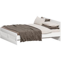 Изображение товара Кровать ГУД ЛАКК 2.02.04.210.1 СИРИУС двойная 180х200 белая RU