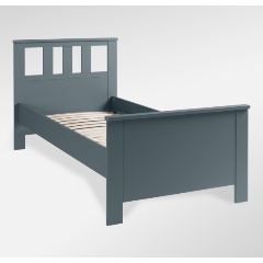 Изображение товара Кровать ГУД ЛАКК 2.08.04.050.6 САГА одинарная 90х200 темно-бирюзовая