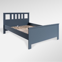 Изображение товара Кровать ГУД ЛАКК 2.08.04.060.6 САГА двойная 140х200 темно-бирюзовая