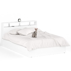 Изображение товара Кровать СВК Камелия 1400 цвет белый