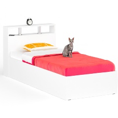 Изображение товара Кровать СВК Камелия 900 цвет белый