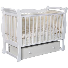 Изображение товара Кроватка Антел Julia-1 универсальный маятник белый