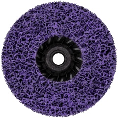 Изображение товара Круг зачистной полимерный (коралловый) фиолетовый, extra coarse (очень грубый), 125x15 мм, М14 РемоКолор 37-1-416
