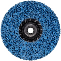 Изображение товара Круг зачистной полимерный (коралловый) голубой, coarse grain (грубый), 125x15 мм, М14 РемоКолор 37-1-419