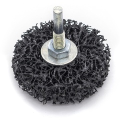 Изображение товара Круг зачистной РЕМОКОЛОР, полимер, со штифтом 6мм, Black, зернист, грубая 37-1-407