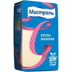 Изображение товара Крупа МИСТРАЛЬ манная 800 г