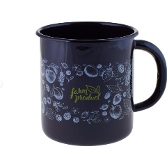 Изображение товара Кружка Appetite Berry 1л эмалированная сталь универсальная подарок