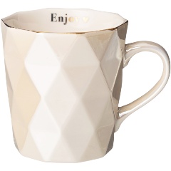 Изображение товара Кружка LEFARD 350 мл фарфор белая универсальная для горячих и холодных напитков