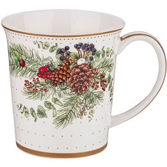 Изображение товара Кружка LEFARD celebration 400 мл фарфор новогодняя елка