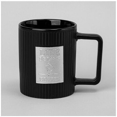 Изображение товара Кружка LEFARD coffeemania 460 мл минималистичный дизайн черная фарфор