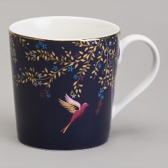 Изображение товара Кружка LEFARD Golden Birds 380 мл фарфор с изображениями птиц и растений